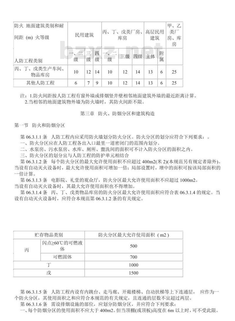 GB 50225-2005 人民防空工程设计规范