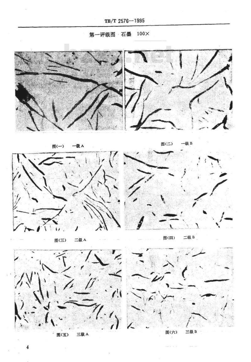 TB/T 2576-1995 内燃机车柴油机气缸套金相检验