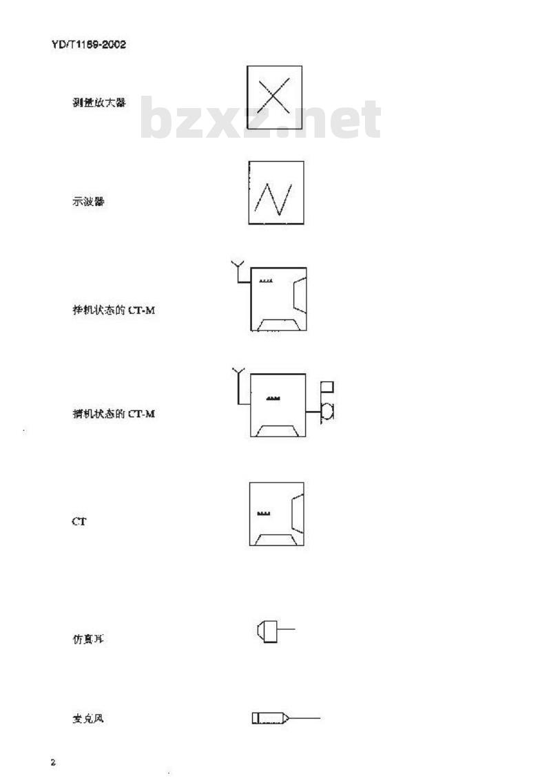 YD/T 1189-2002 移动 IC 卡公用电话系统技术要求