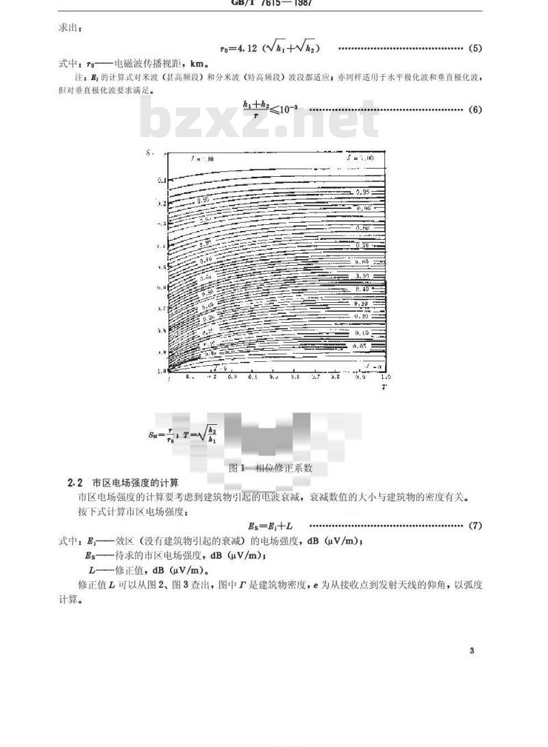 GB/T 7615-1987 共用天线电视系统一天线部分