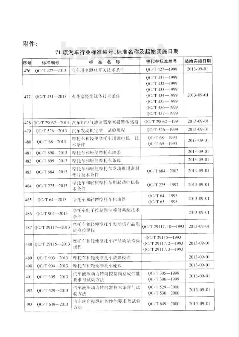 QC/T 916-2013 重型车用二甲醚单燃料发动机技术条件