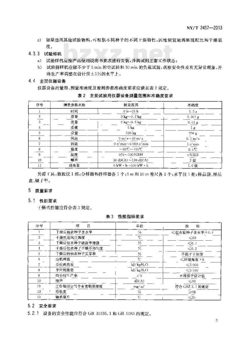 NY/T 2483-2013 植物新品种特异性、一致性和稳定性测试指南 冰草属
