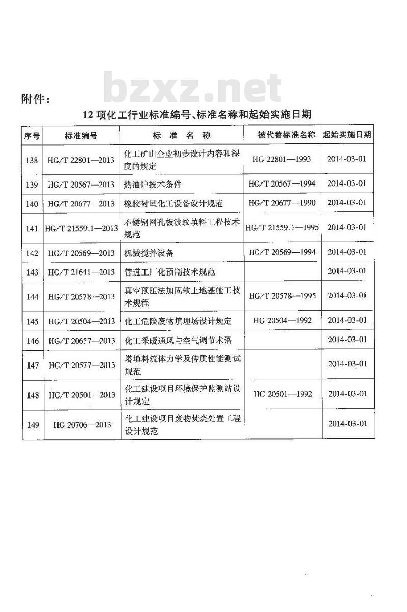 HG/T 20677-2013 橡胶衬里化工设备设计规范
