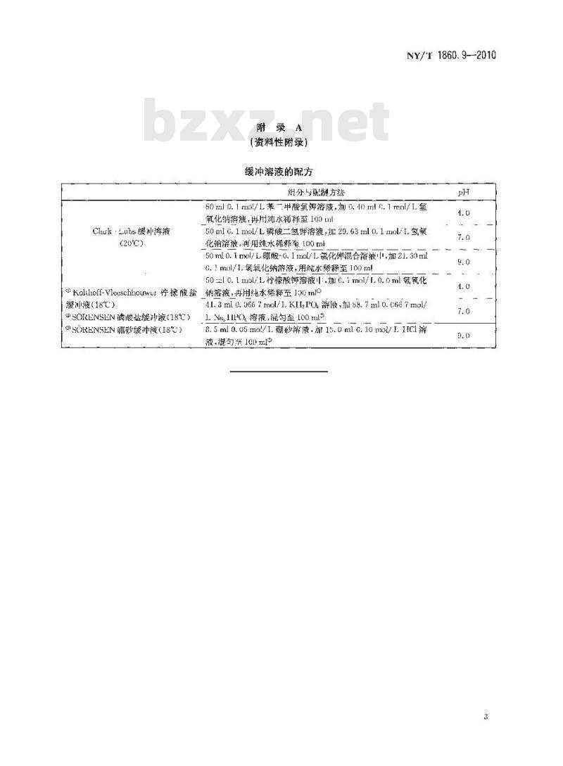 NY/T 1860.9-2010 农药理化性质测定试验导则 第9部分：水解