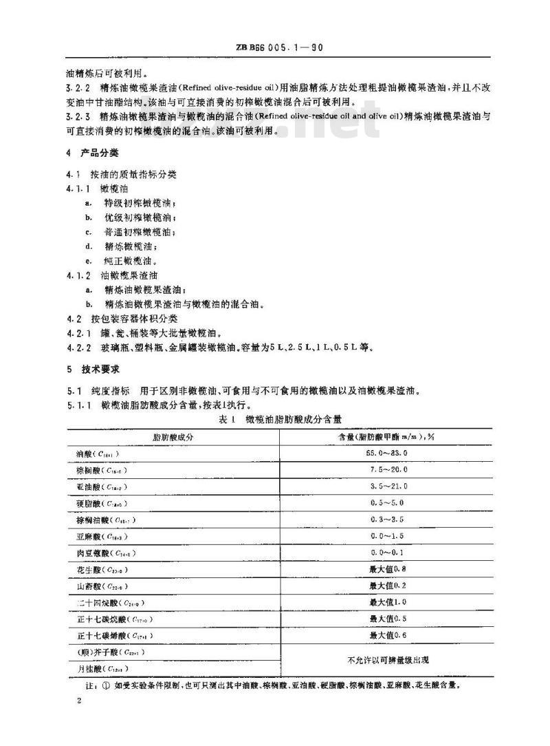LY/T 1534-1999 橄榄油、油橄榄果渣油