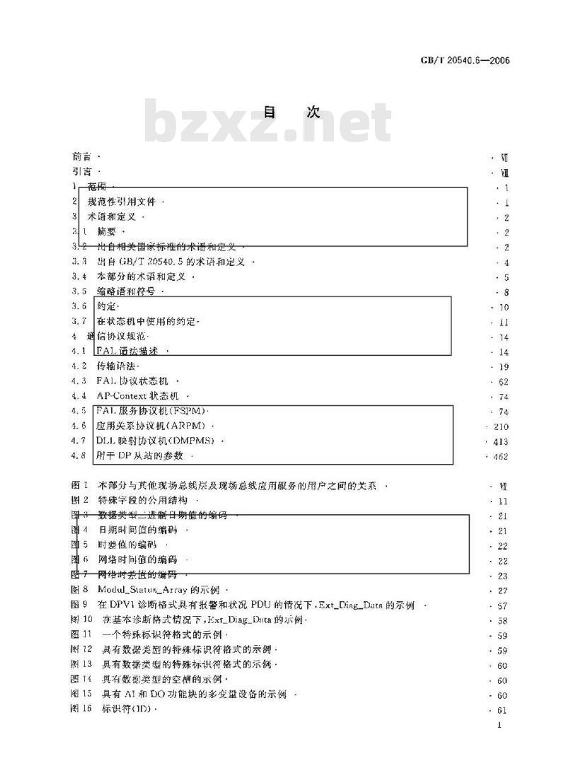 GB/T 20540.6-2006 测量和控制数字数据通信 工业控制系统用现场总线 类型3：PROFIBUS规范 第6部分：应用层协议规范