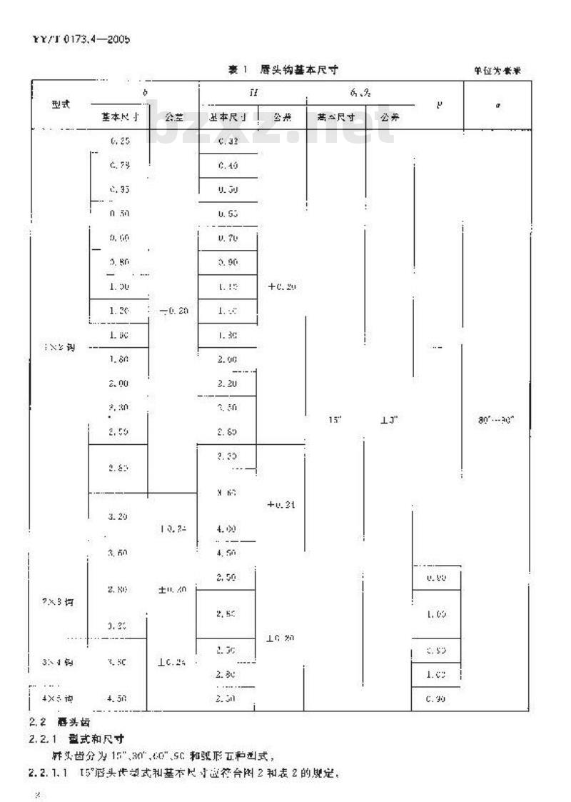 YY/T 0173.4-2005 手术器械唇头钩唇头齿锁止牙蛋形指圈 YY/T 0173.4-2005 手术器械唇头钩唇头齿锁止牙蛋形指圈