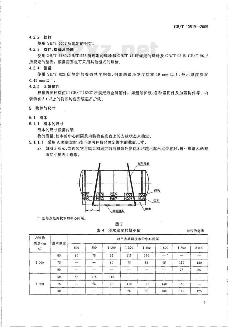 GB/T 10819-2005 木制底盘