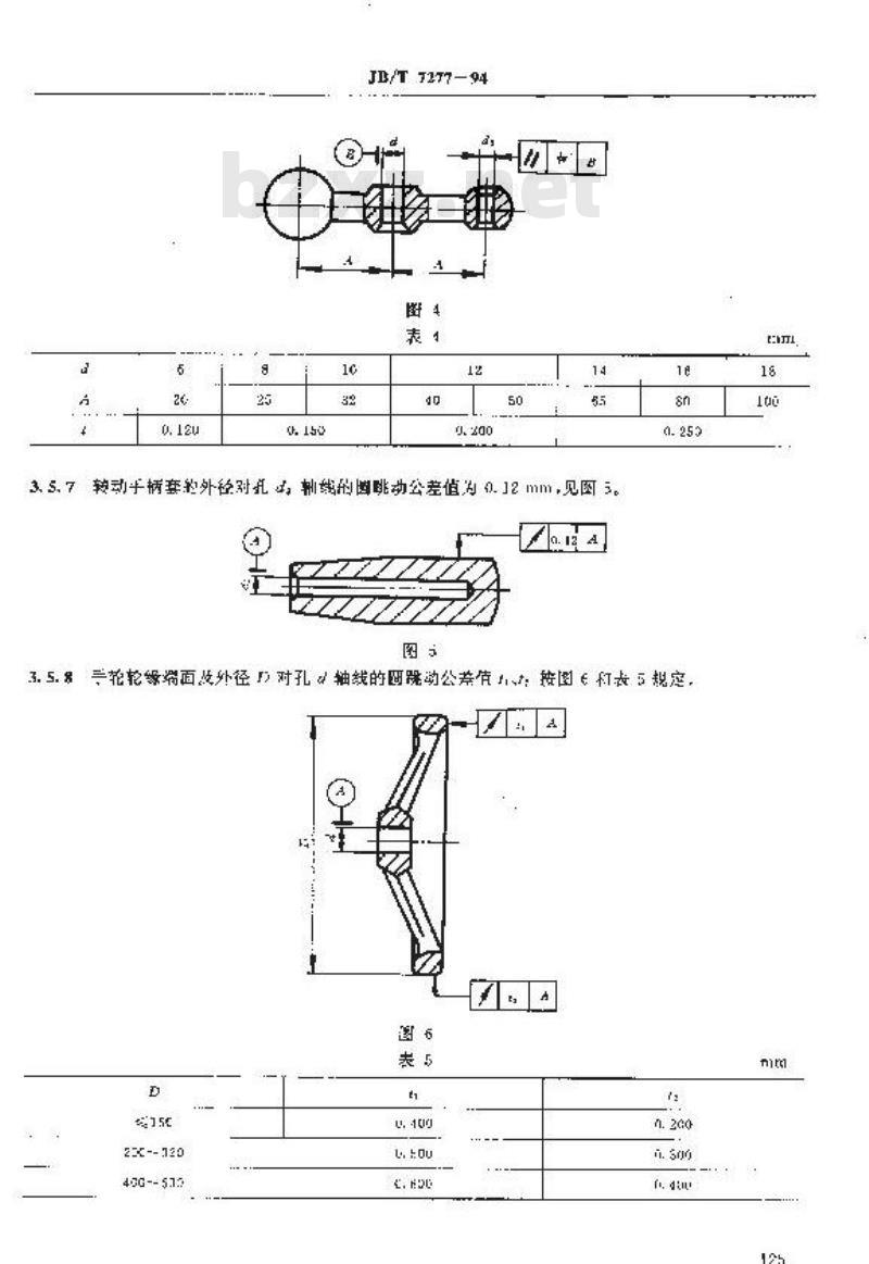 JB/T 7277-1994 操作件技术条件