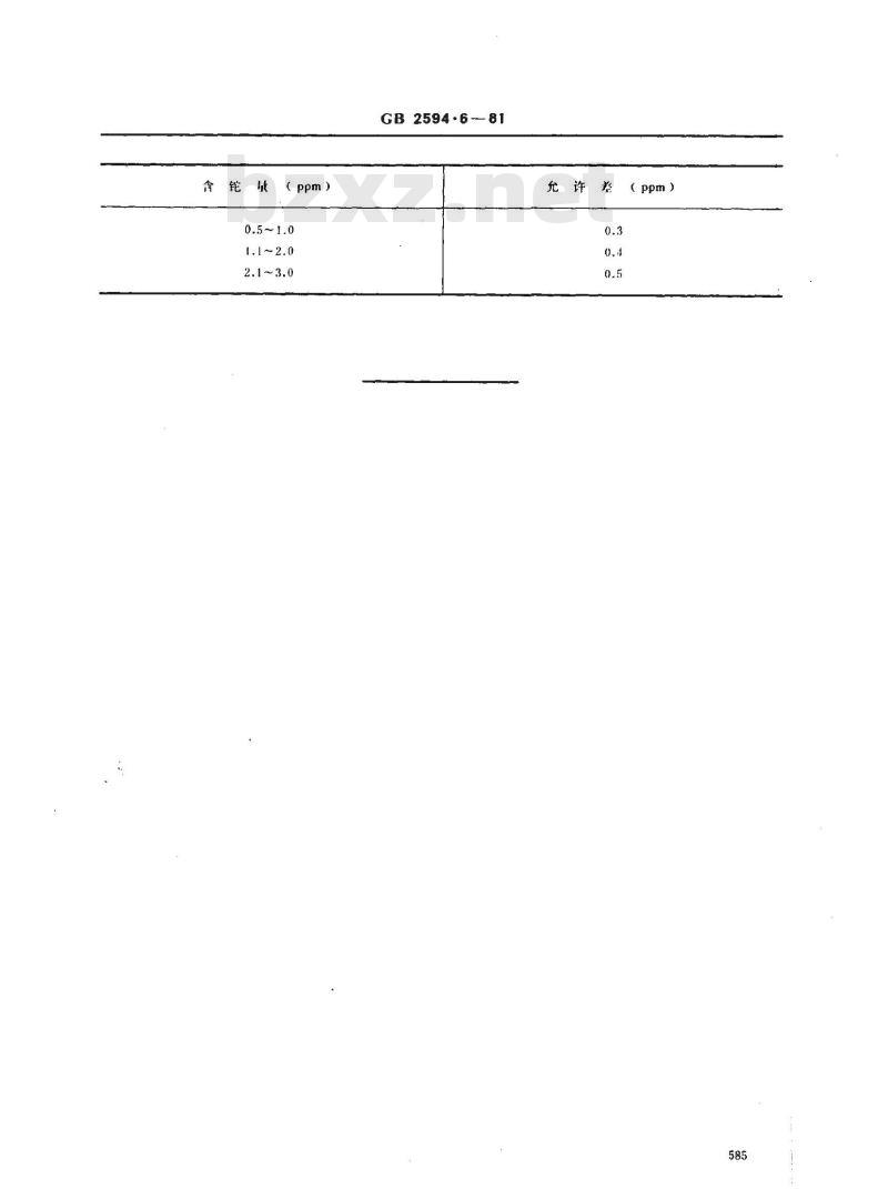 GB 2594.6-1981 高纯铟中铊量的测定(罗丹明B吸光光度法)