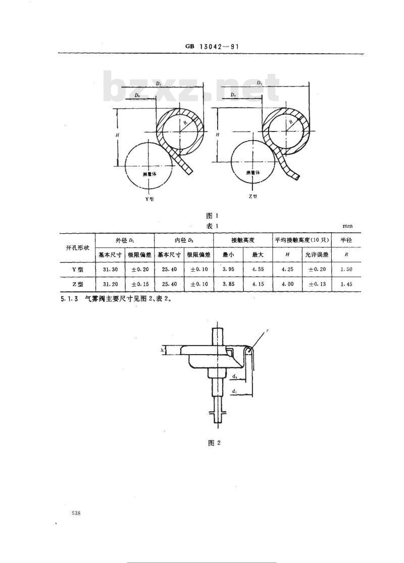 GB 13042-1991 包装容器 喷雾罐