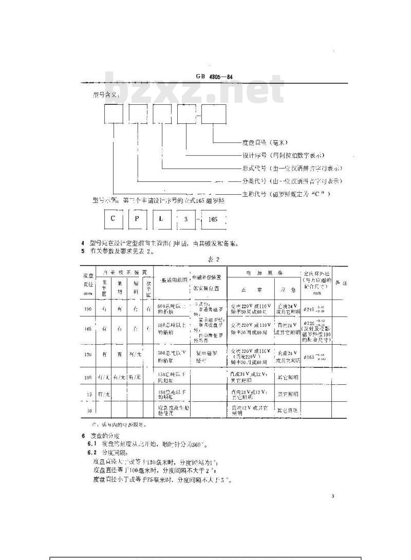GB 4305-1984 航海磁罗经系列