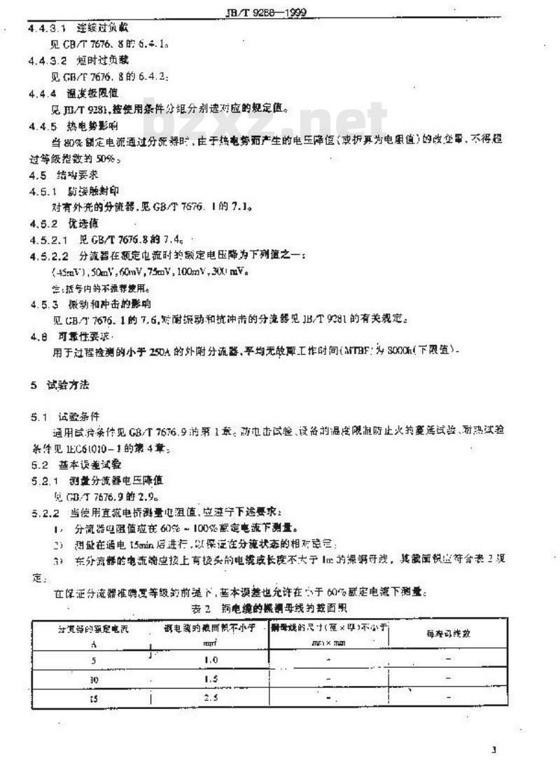 JB/T 9288-1999 外附分流器