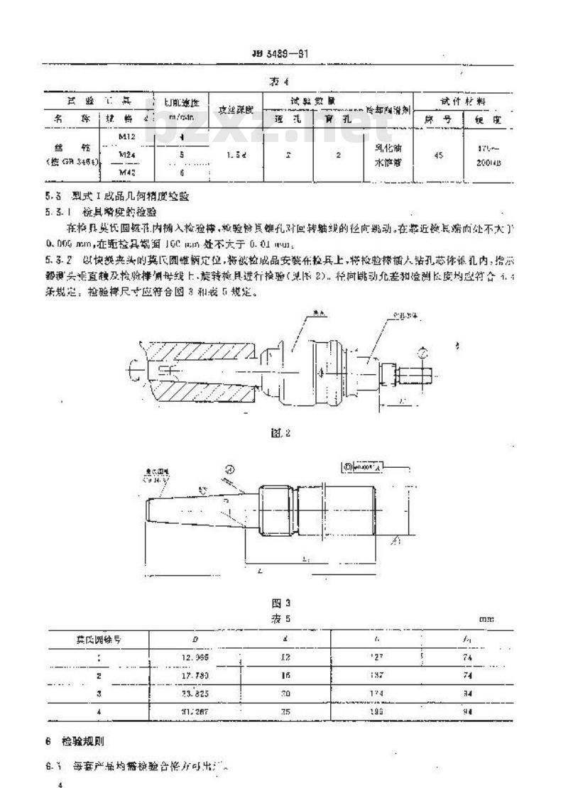 JB/T 3489-1991 快换夹头