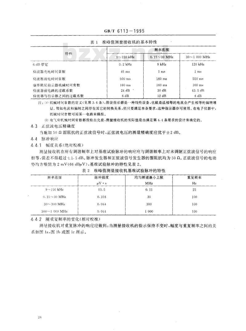 GB/T 6113-1995 无线电干扰和抗扰度测量设备规范