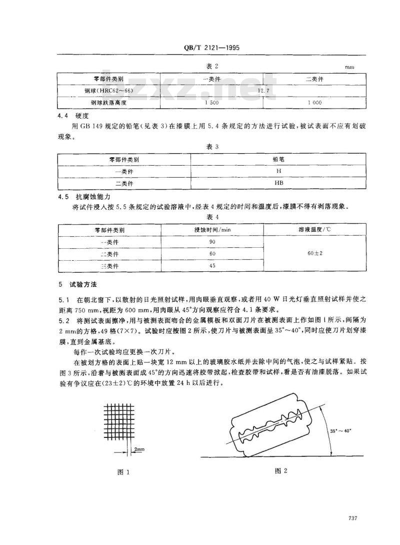 QB/T 2121-1995 童车油漆技术条件