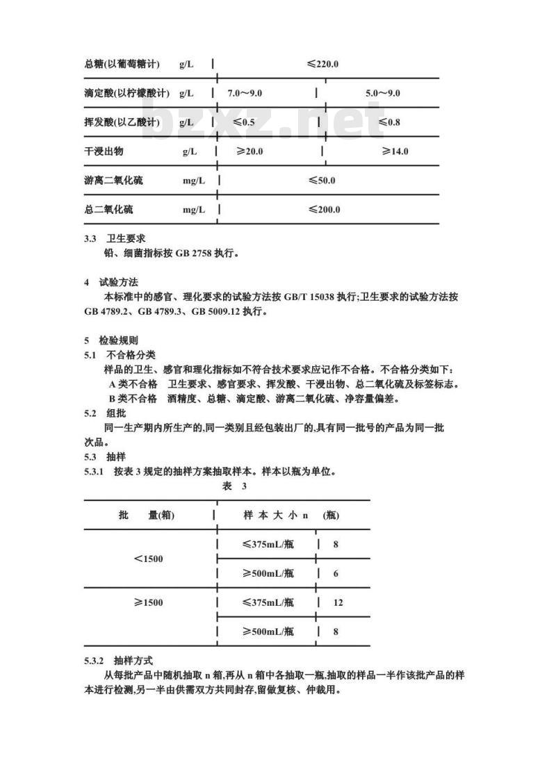 QB/T 1983-1994 山楂酒