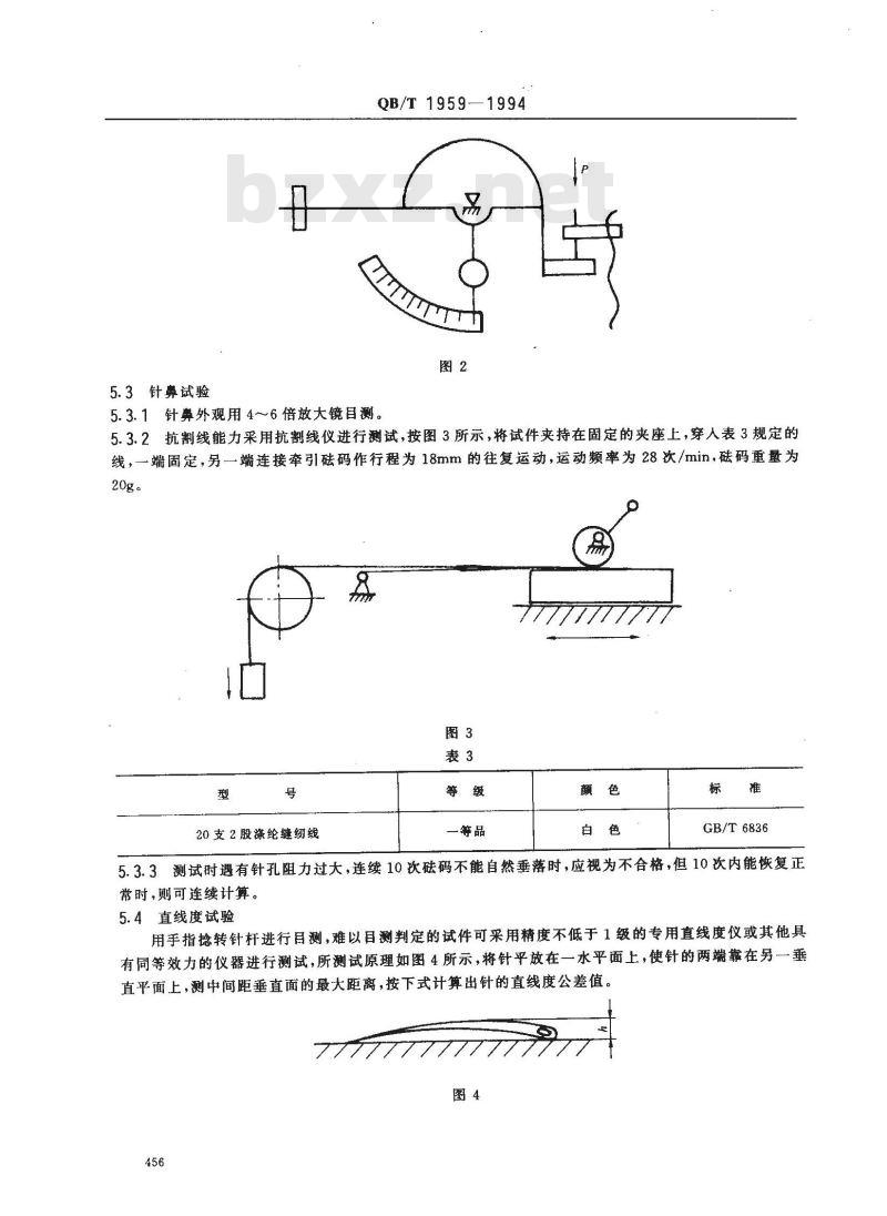 QB/T 1959-1994 手用缝纫针