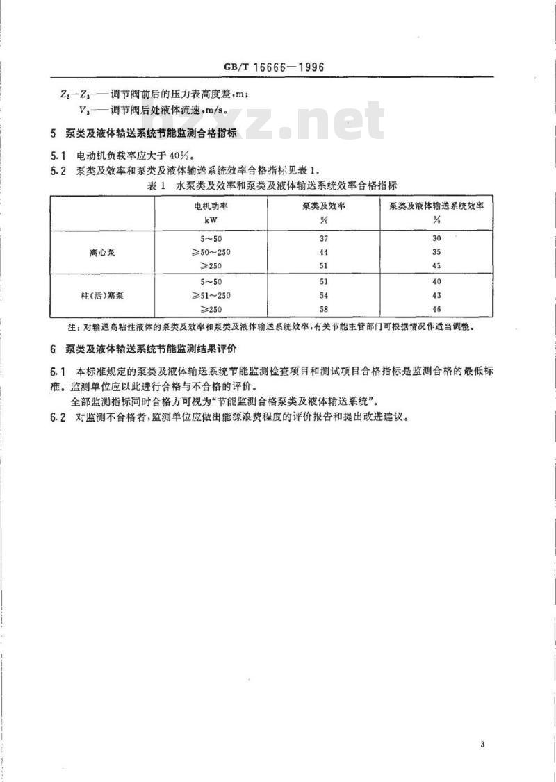 GB/T 16666-1996 泵类及液体输送系统节能监测方法