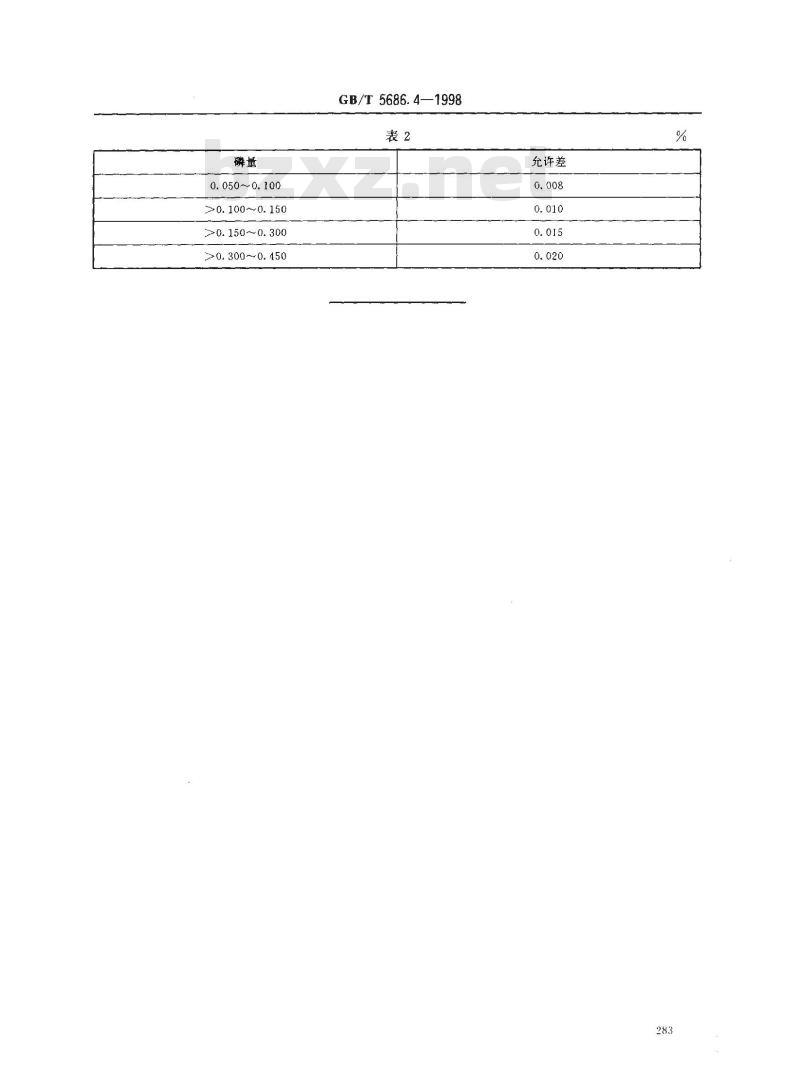 GB/T 5686.4-1998 锰硅合金化学分析方法 磷钼蓝分光光度法测定磷量