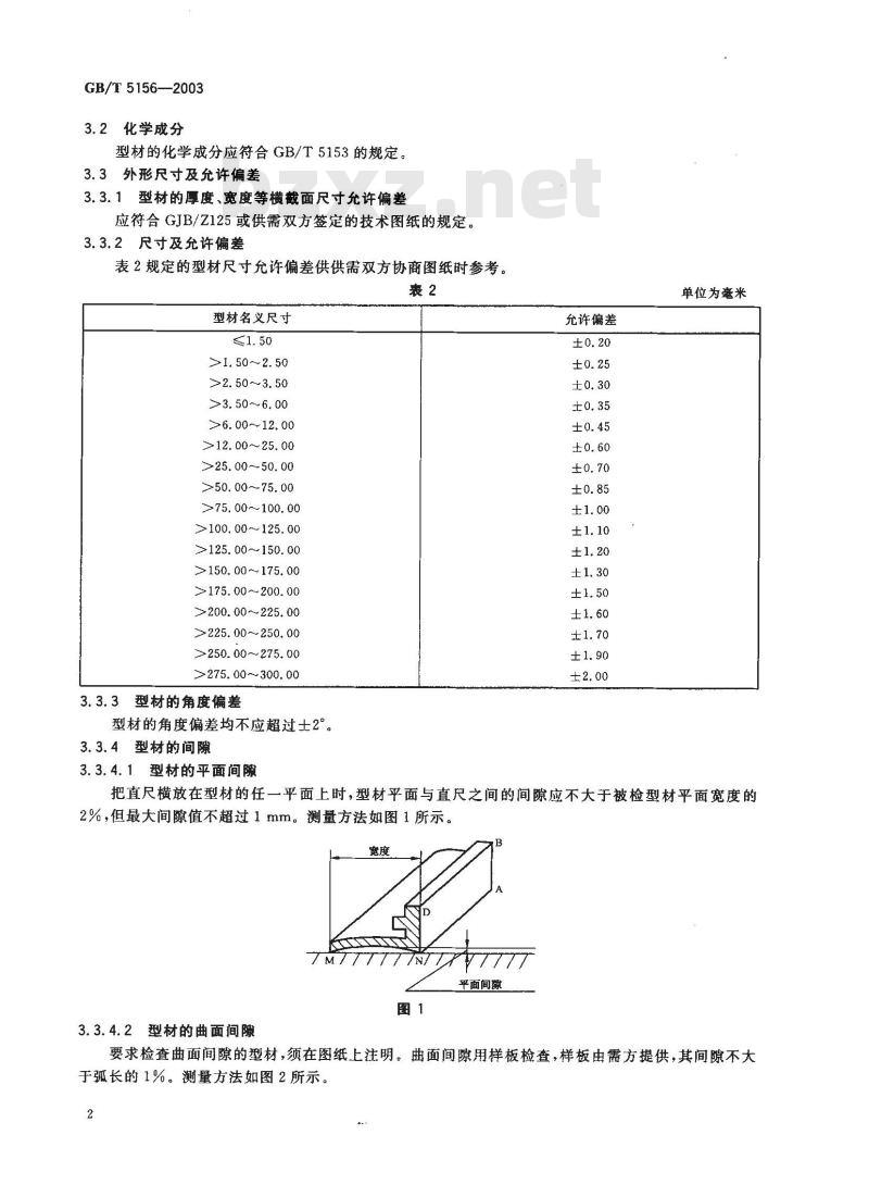 GB/T 5156-2003 镁合金热挤压型材