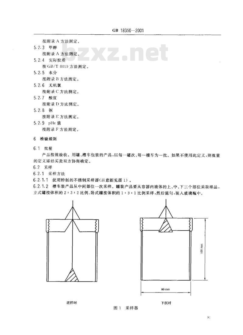 GB 18350-2001 变性燃料乙醇