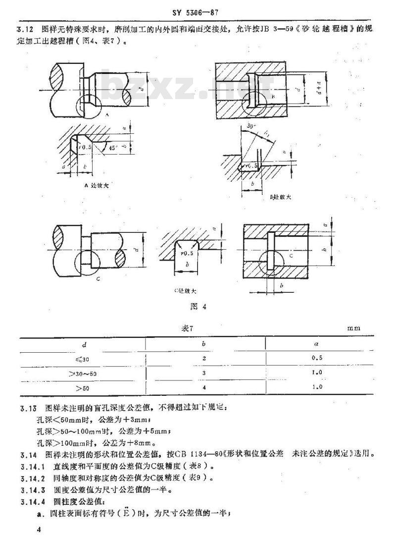 SY 5306-1987 石油钻采机械产品用机械加工通用技术条件