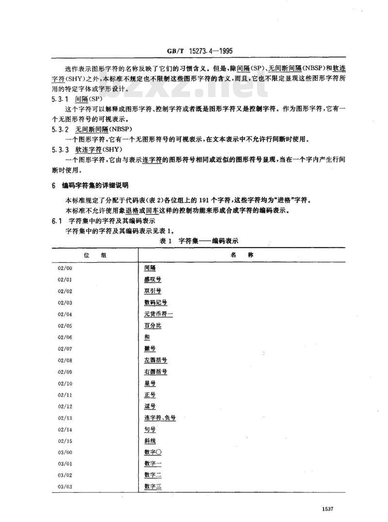 GB/T 15273.4-1995 信息处理 八位单字节编码图形字符集 第四部分:拉丁字母四