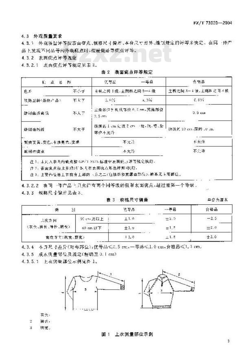 FZ/T 73020-2004 针织休闲服装