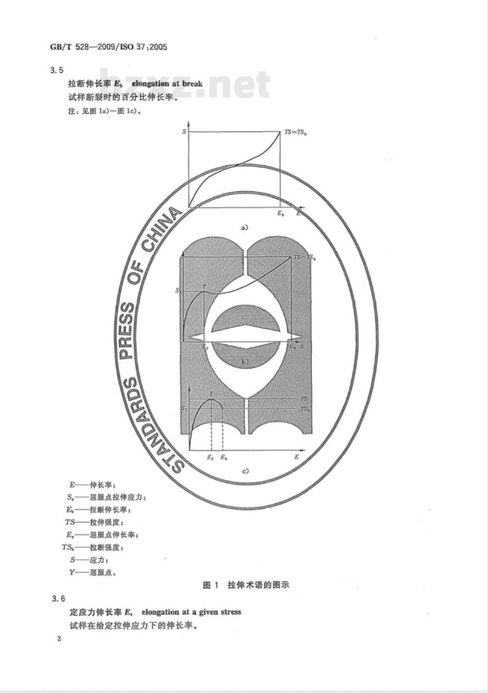 GB/T 528-2009 硫化橡胶或热塑性橡胶 拉伸应力应变性能的测定