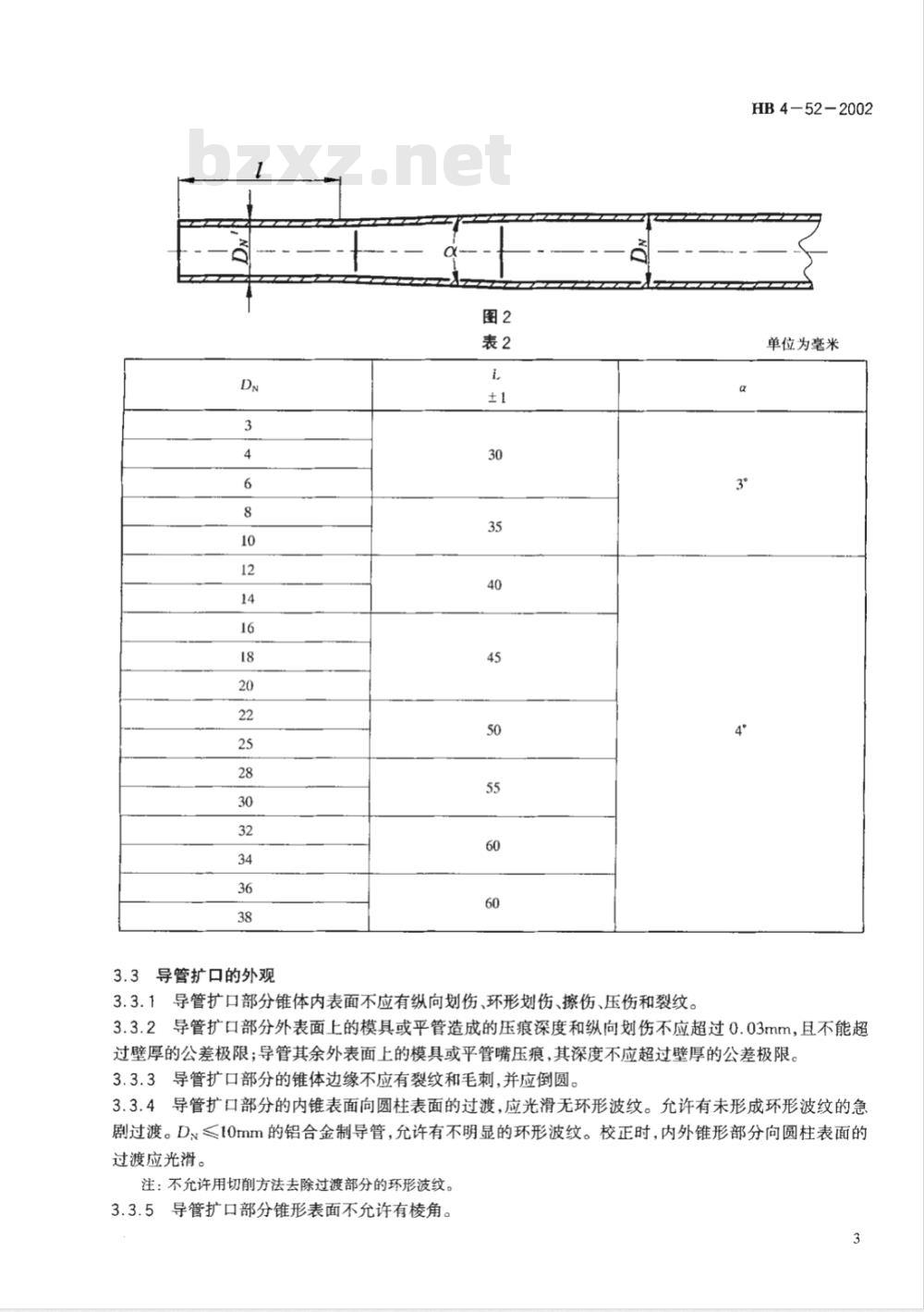 HB 4-52-2002 导管扩口