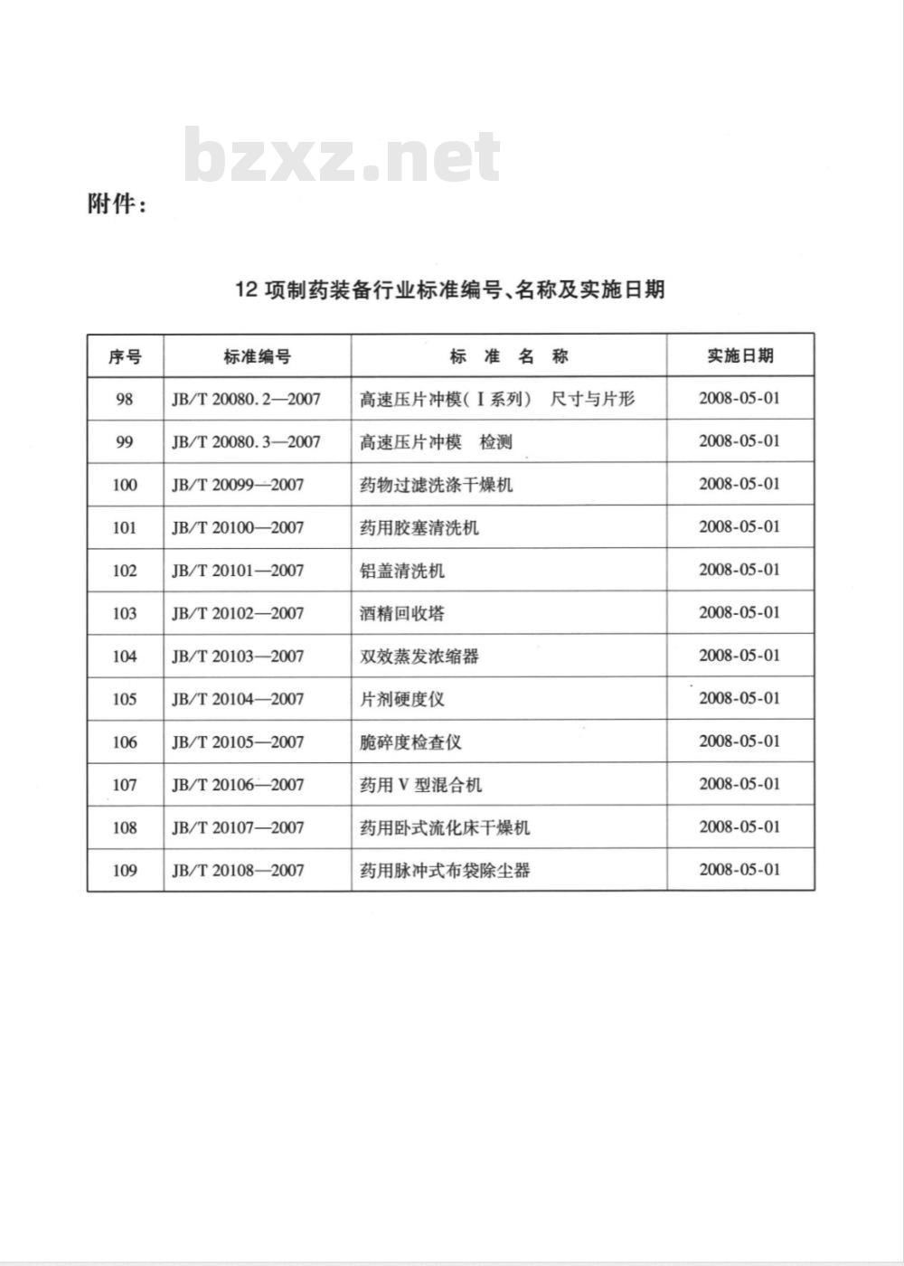 JB/T 20103-2007 双效蒸发浓缩器