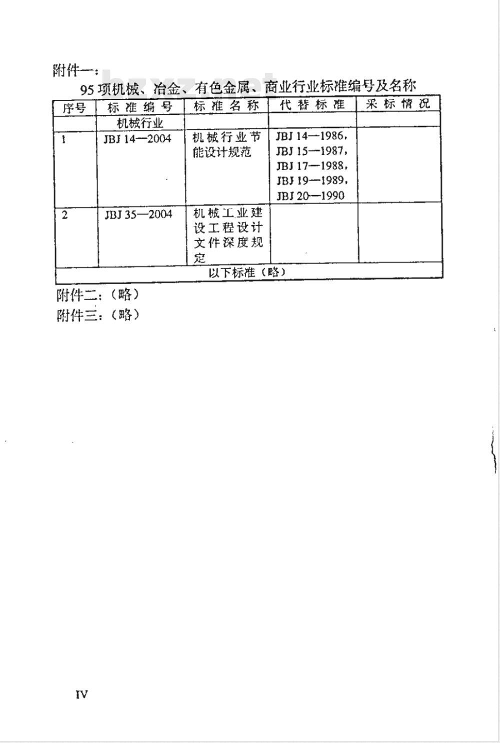 JBJ 14-2004 机械行业节能设计规范