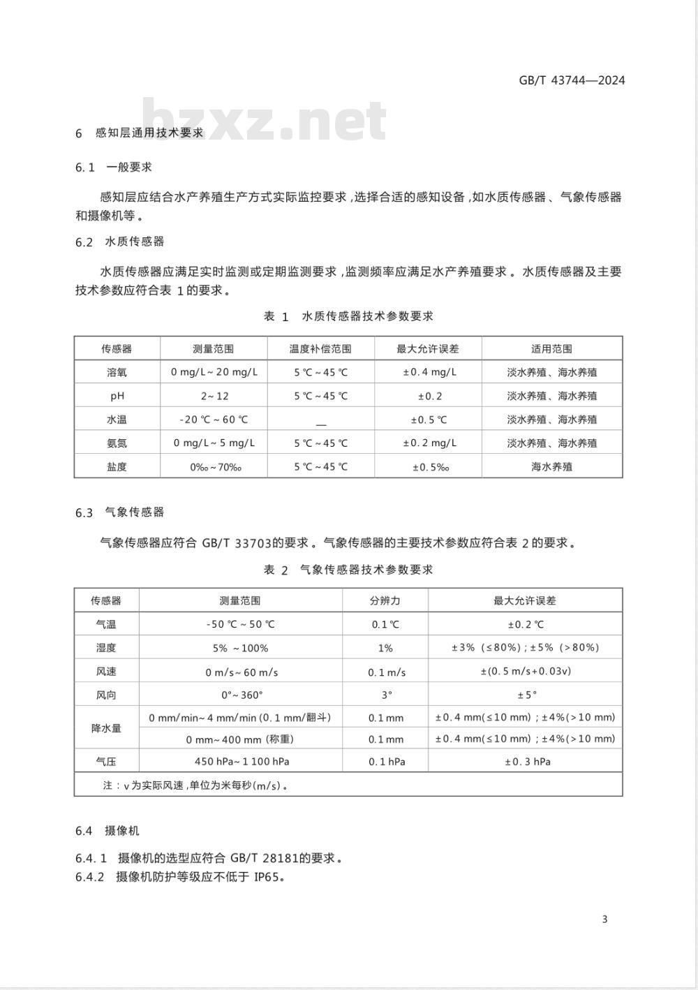 GB/T 43744-2024水产养殖环境监控系统通用技术要求 