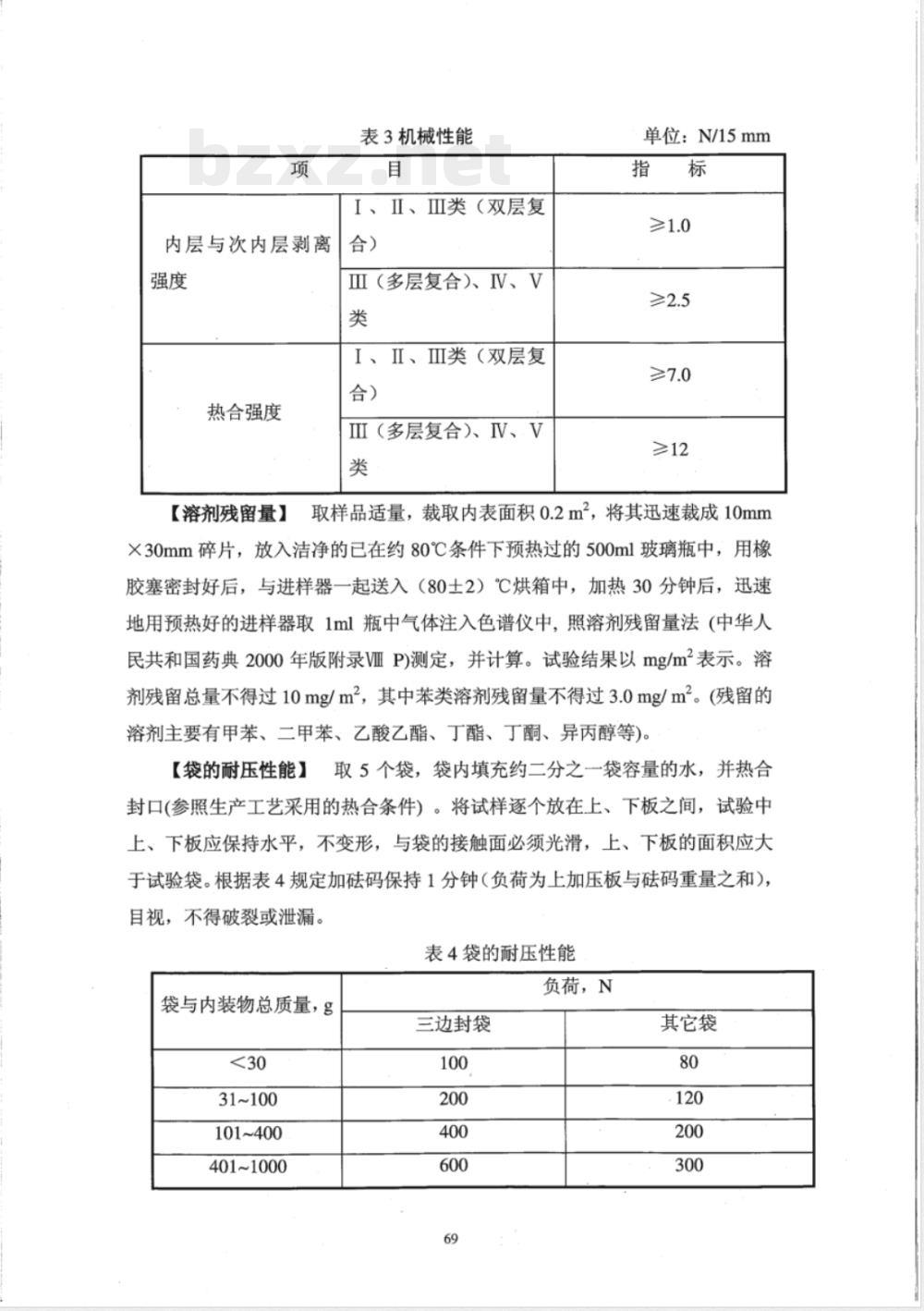 YBB 0013-2002 药品包装用复合膜、袋通则