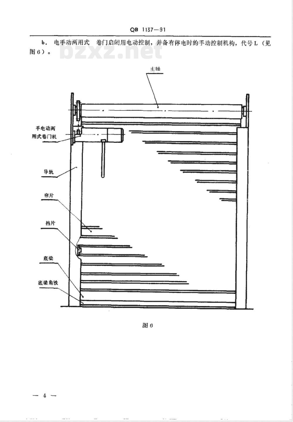 QB/T 1137-1991卷门 